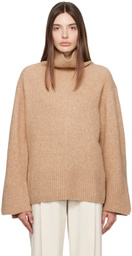 CAMILLA AND MARC Tan Merewood Turtleneck