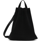 HOMME PLISSÉ ISSEY MIYAKE Black Drawstring Pleats Bag