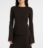 Gabriela Hearst Wool, silk, and cashmere top