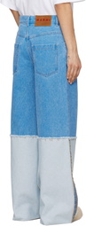Marni Blue Wide Leg Jeans