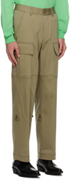 Kijun SSENSE Exclusive Khaki Paneled Cargo Pants