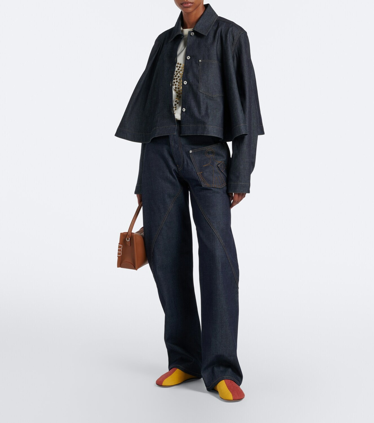 JW Anderson Paneled slip-on shoes