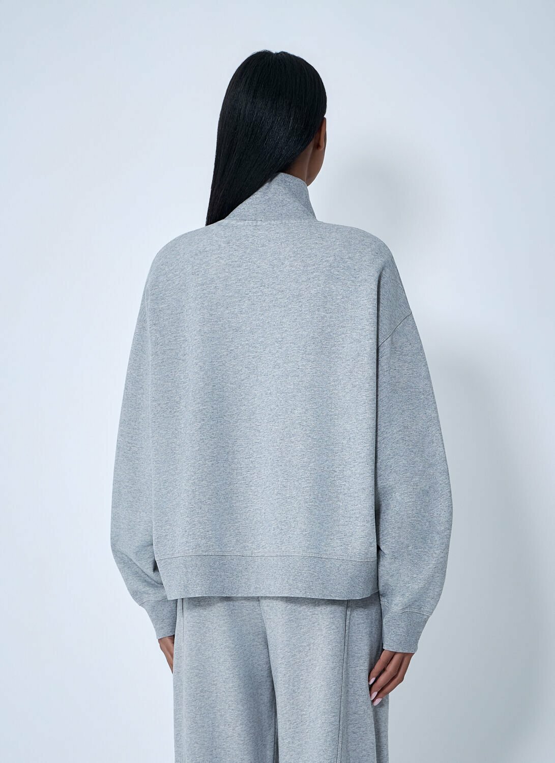 GANNI Half-Zip Sweatshirt