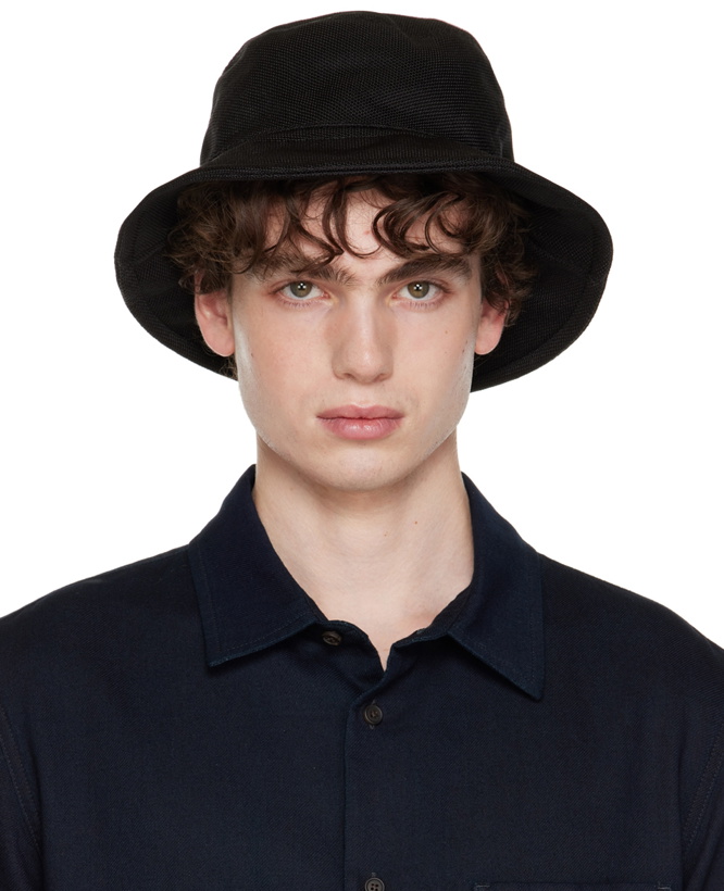 Photo: The Row SSENSE Exclusive Black Issyh Bucket Hat