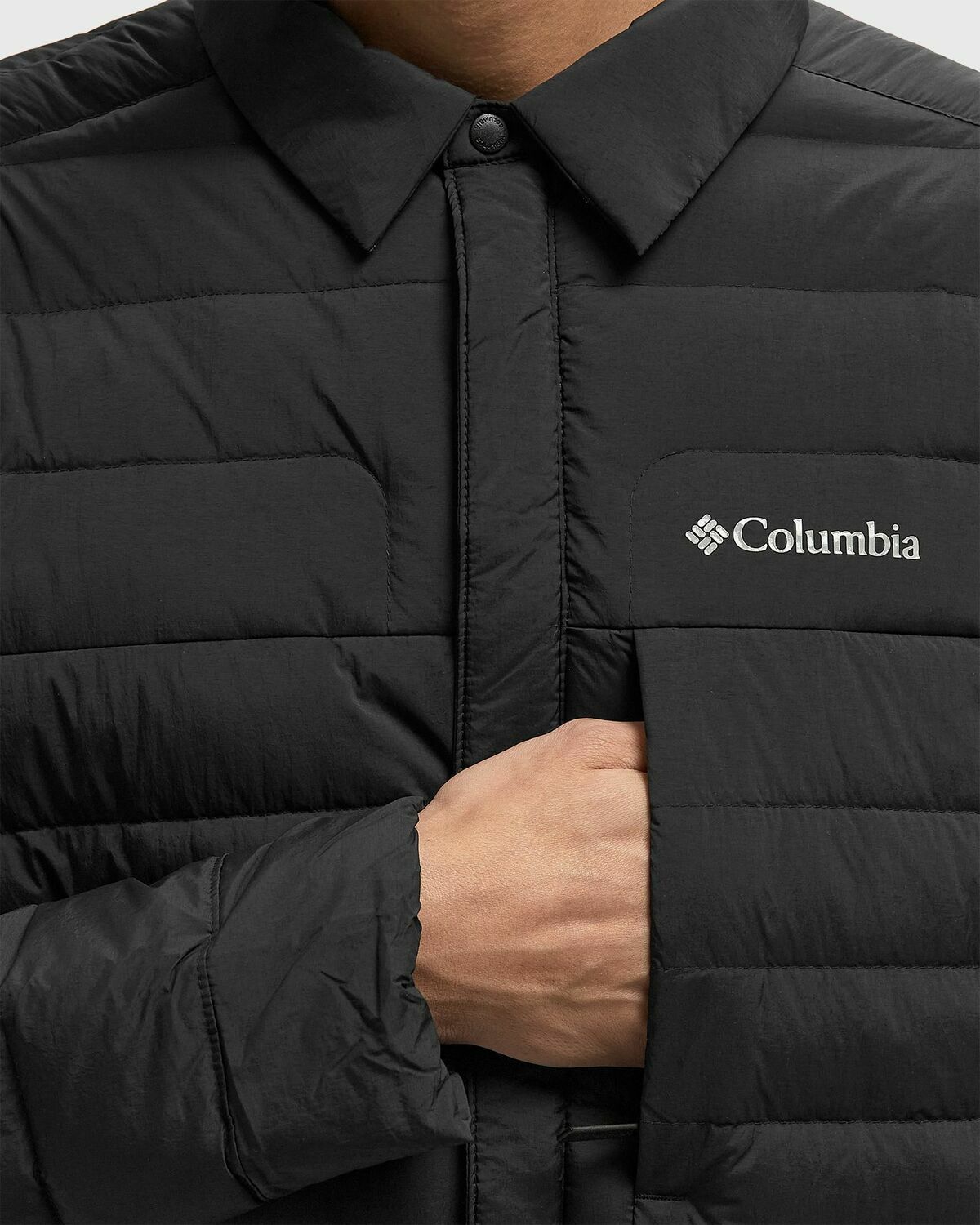 Columbia Street Heights™ Shirt Jacket Black Mens Down & Puffer Jackets/Overshirt