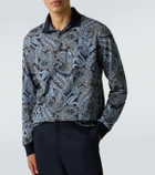 Etro Paisley cotton polo sweater