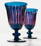 L'Objet Prism set of 4 wine glasses
