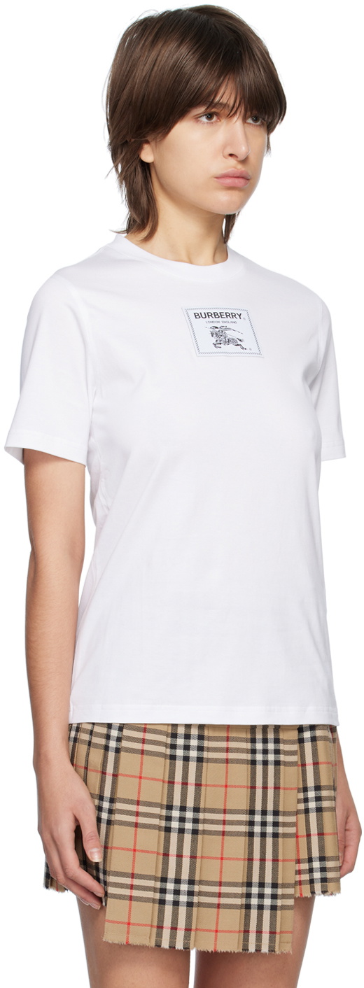 【BURBERRY PRORSUM】Ｔシャツ Burberry Embroidered EKD Cotton Prorsum T-shirt Black Men's