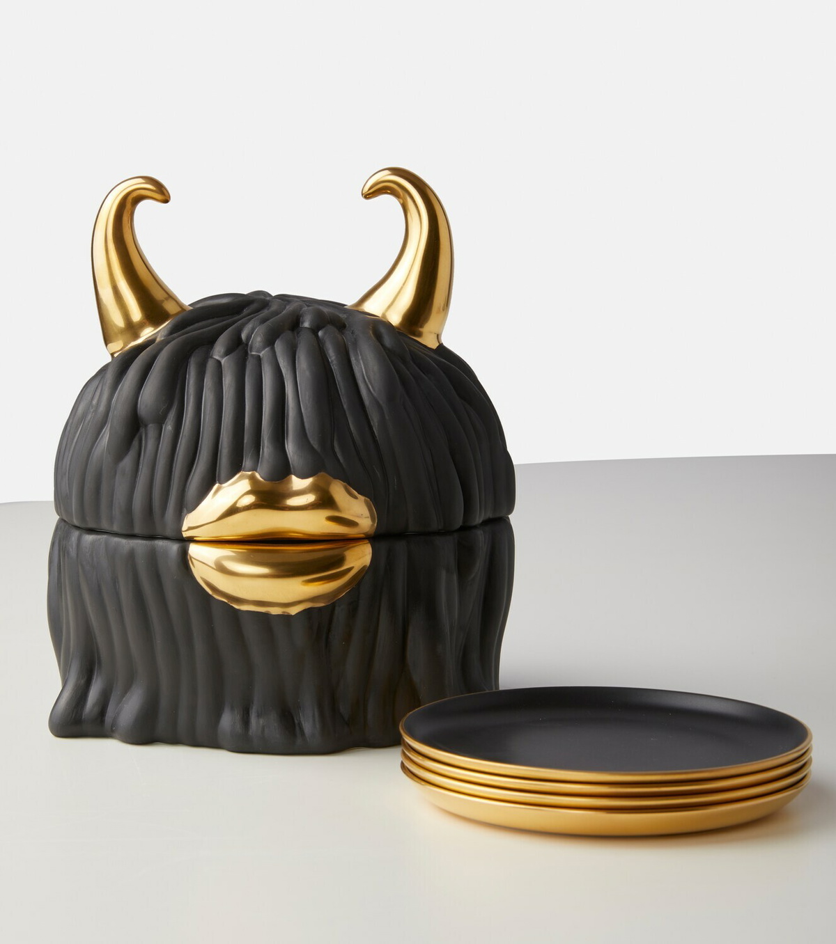 L'Objet - Lynda box and set of 4 plates