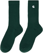 Carhartt Work In Progress Two-Pack Green Madison Socks