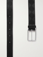BOTTEGA VENETA - 3cm Intrecciato-Debossed Leather Belt - Black - EU 85