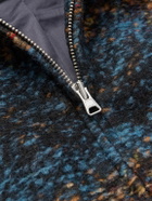 NN07 - Gael 80267 Wool-Blend Jacquard Jacket - Blue