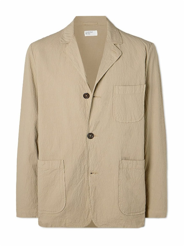 Photo: Universal Works - Cotton-Blend Seersucker Jacket - Neutrals