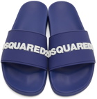 Dsquared2 Blue Logo Slides