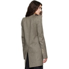 Rick Owens Gray Tower Metro Blazer