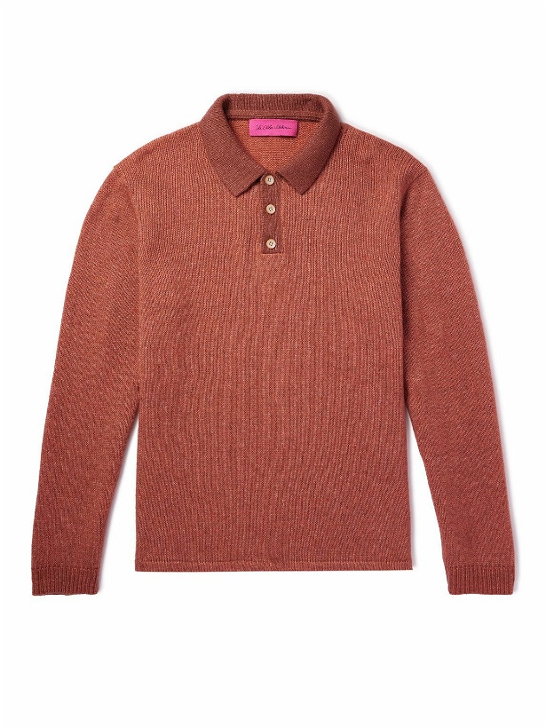 Photo: The Elder Statesman - Cashmere and Cotton-Blend Polo Shirt - Brown