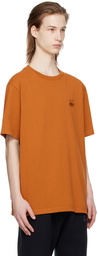 Maison Kitsuné Orange Bold Fox Head T-Shirt