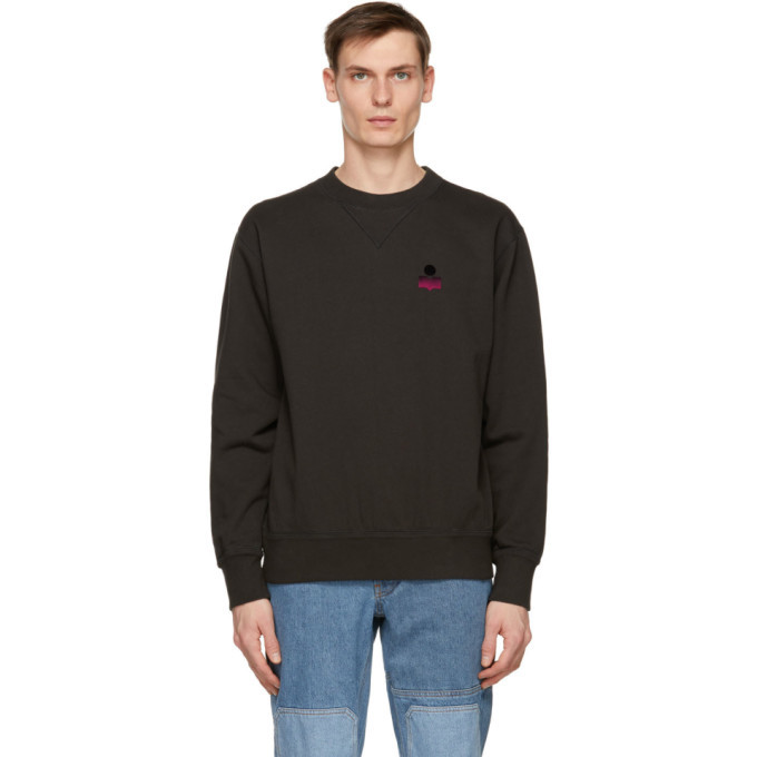 Isabel Marant Black Logo Mike Sweatshirt Isabel Marant