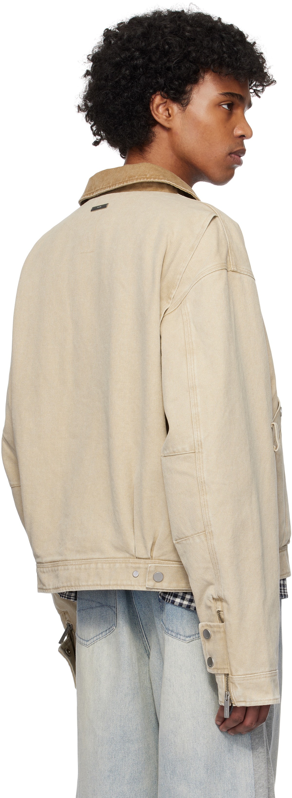 C2H4 Khaki Mechanist Work Jacket