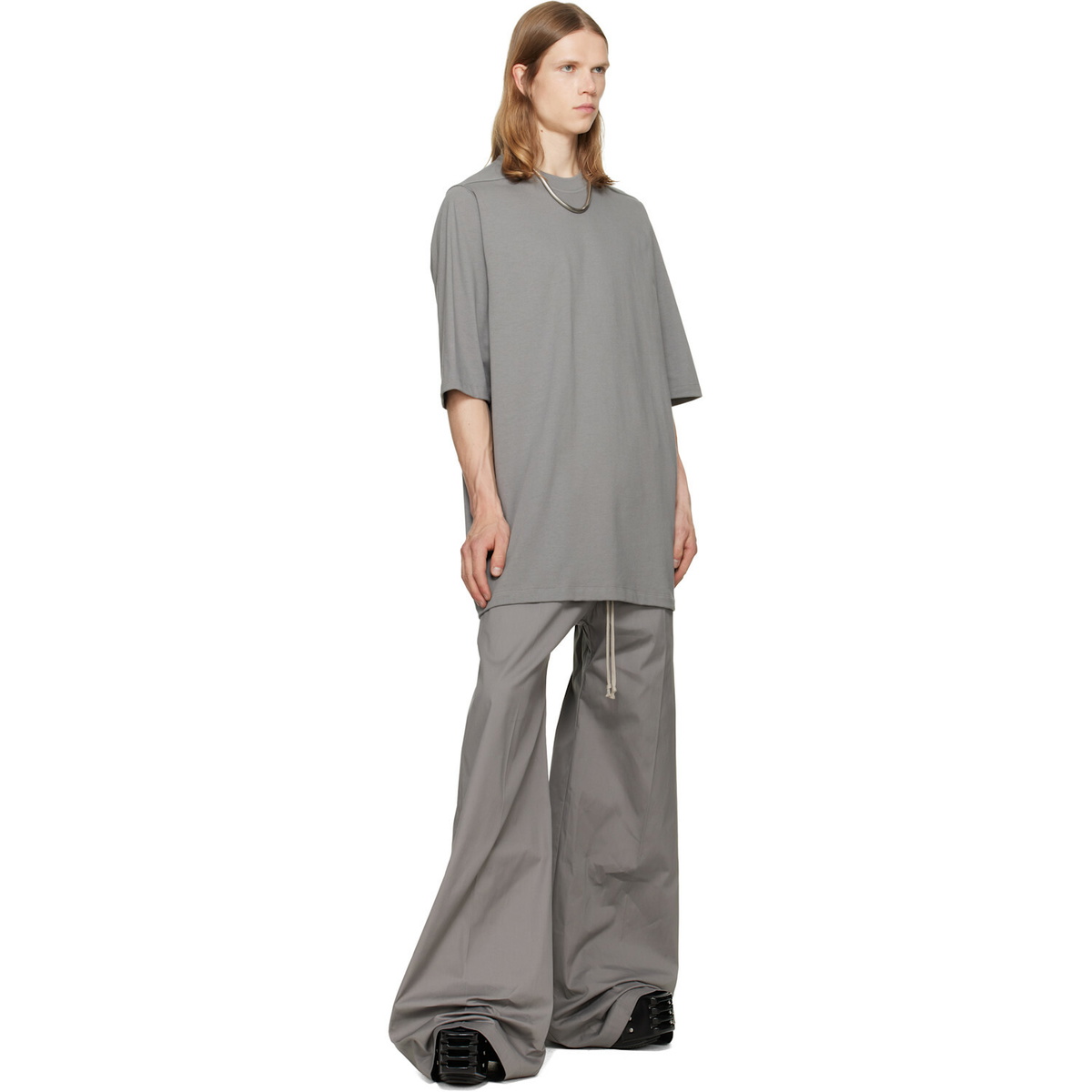 Rick Owens Gray Jumbo S/S T-shirt