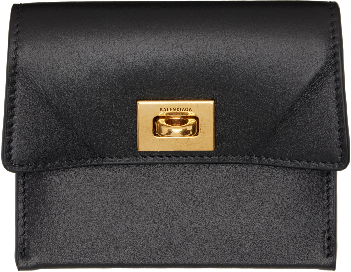 Balenciaga Black Rodeo Card Holder
