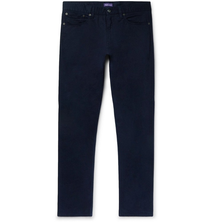 Photo: Ralph Lauren Purple Label - Slim-Fit Stretch-Denim Jeans - Men - Navy