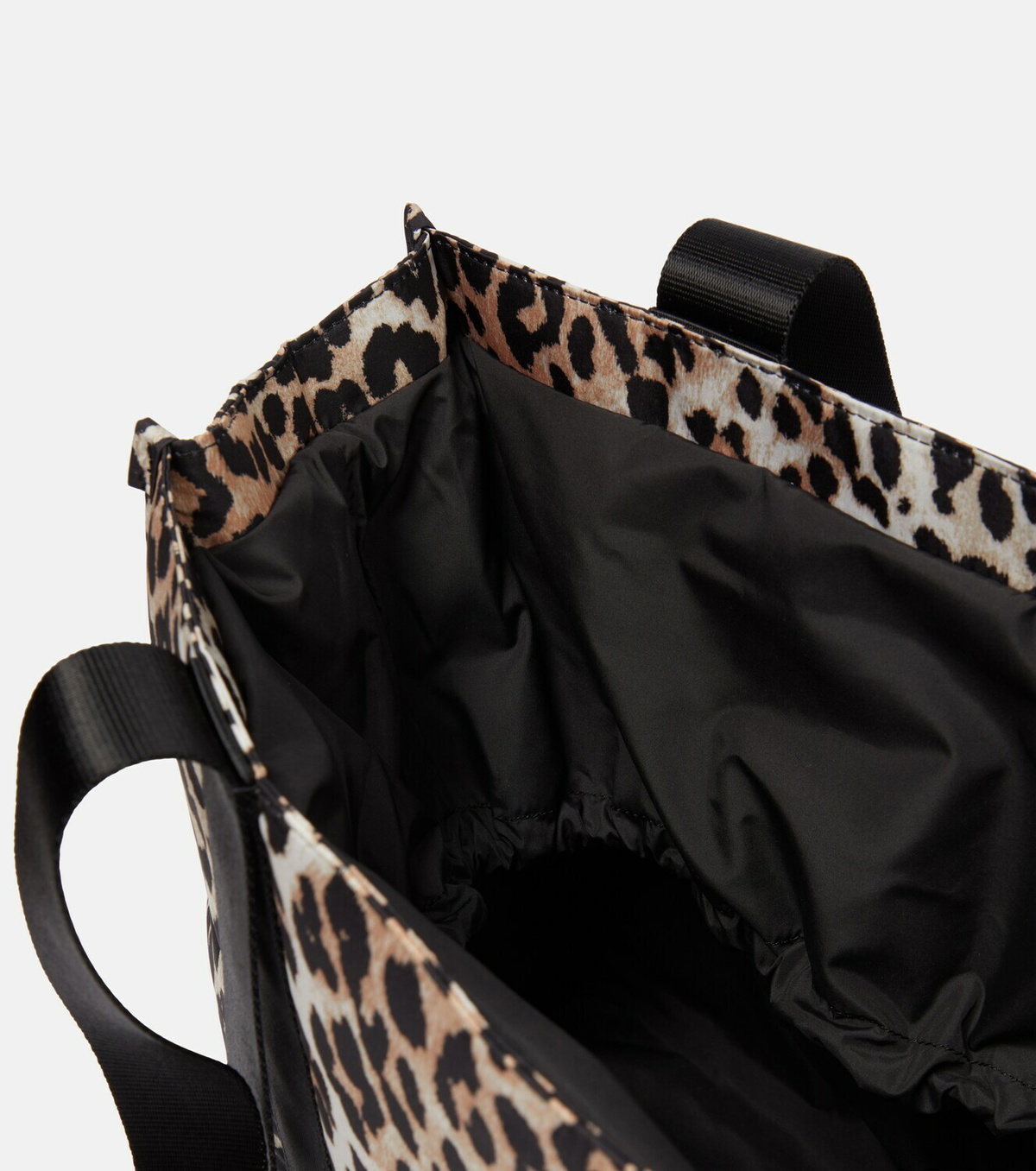 Ganni Leopard Print Tote Bag Ganni