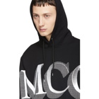 McQ Alexander McQueen Black Logo Big Hoodie