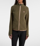 Moncler Grenoble Fleece zip-up sweater