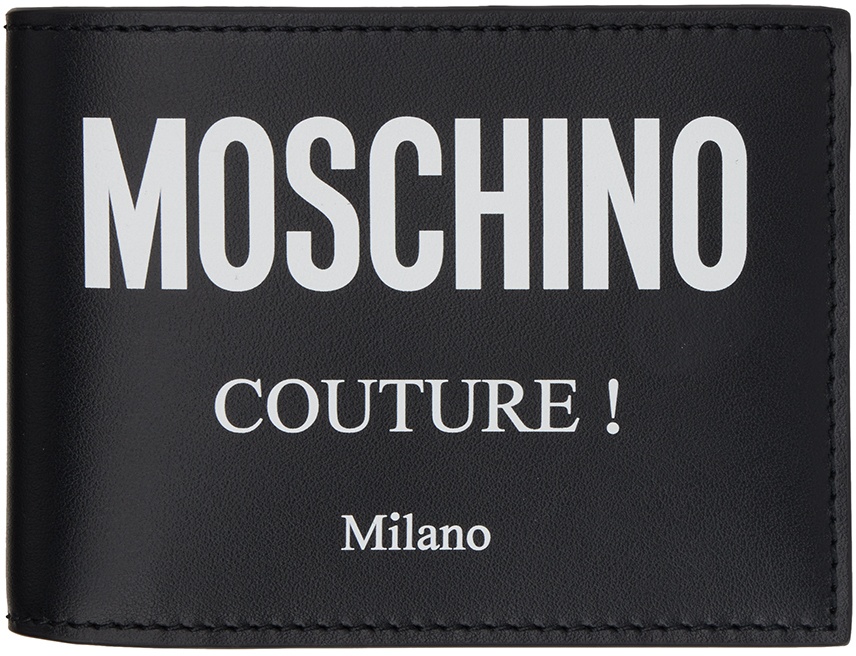 Moschino Black Printed Wallet Moschino