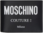 Moschino Black Printed Wallet
