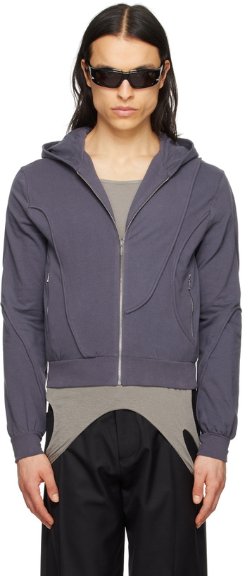 Photo: Mainline:RUS/Fr.CA/DE SSENSE Exclusive Gray Fritz Hoodie