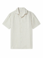 Loro Piana - Andre Striped Linen Shirt - White
