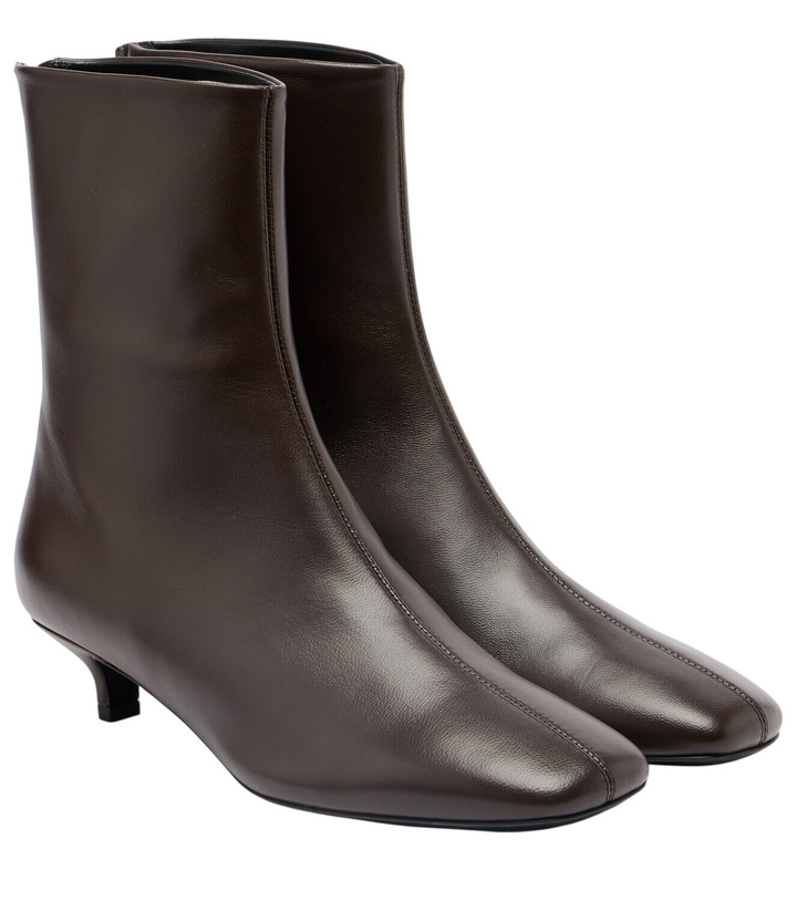Photo: Toteme Leather ankle boots