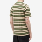Barbour Men's Crundale Stripe T-Shirt in Burnt Olive