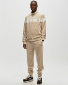 Sergio Tacchini Velour Damarindo Tracksuit Beige - Mens - Tracksuit Sets