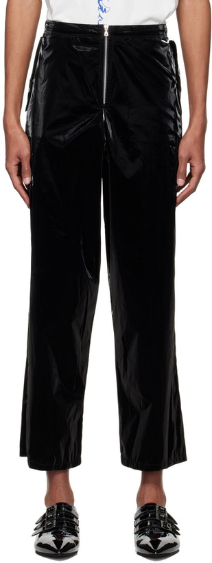 Photo: Maximilian Davis Black Spain Trousers