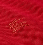 Burberry - Slim-Fit Cotton-Piqué Polo Shirt - Men - Red