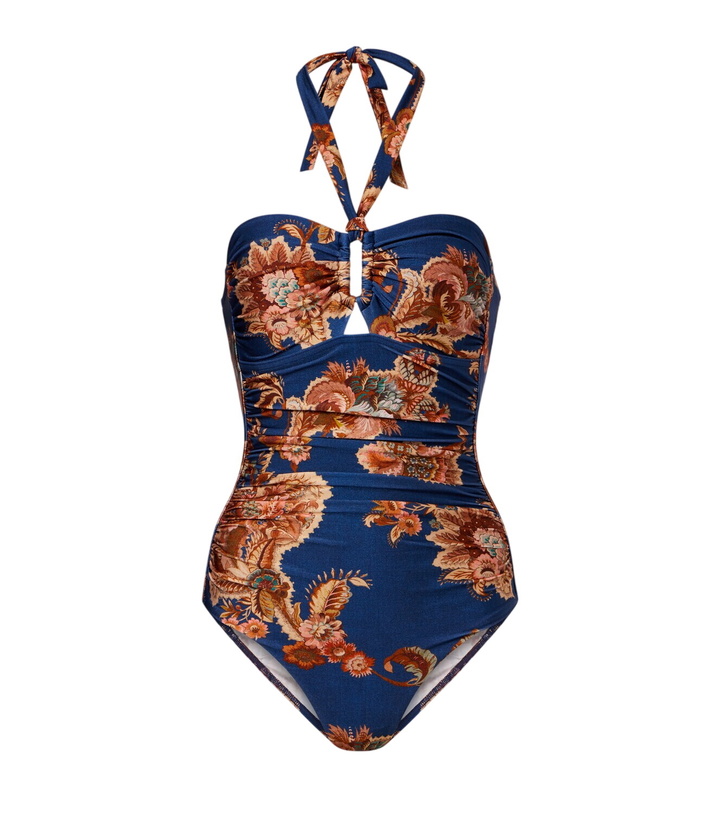 Photo: Zimmermann Aster printed halterneck swimsuit