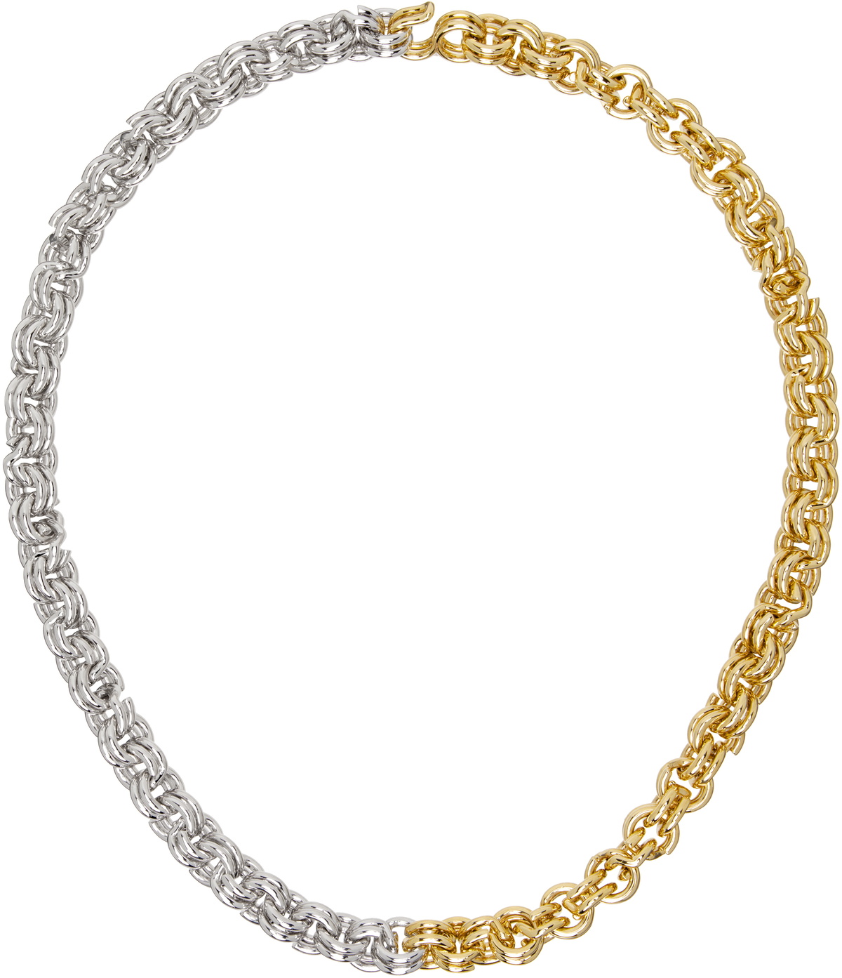 OUIE Silver & Gold Keychain Necklace