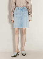 Martine Rose Narrow Front Mini Skirt