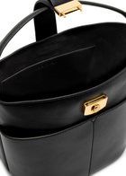 Veronica Beard Crest Small Leather Bucket bag - Black - One Size