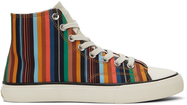 Photo: Paul Smith Striped Carver Sneakers