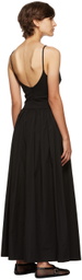 Esse Studios Black Tri Knit Maxi Dress