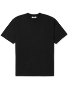 CDLP - Mobilité Logo-Embroidered Cotton-Jersey T-Shirt - Black