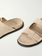 Mr P. - Suede Slides - Brown