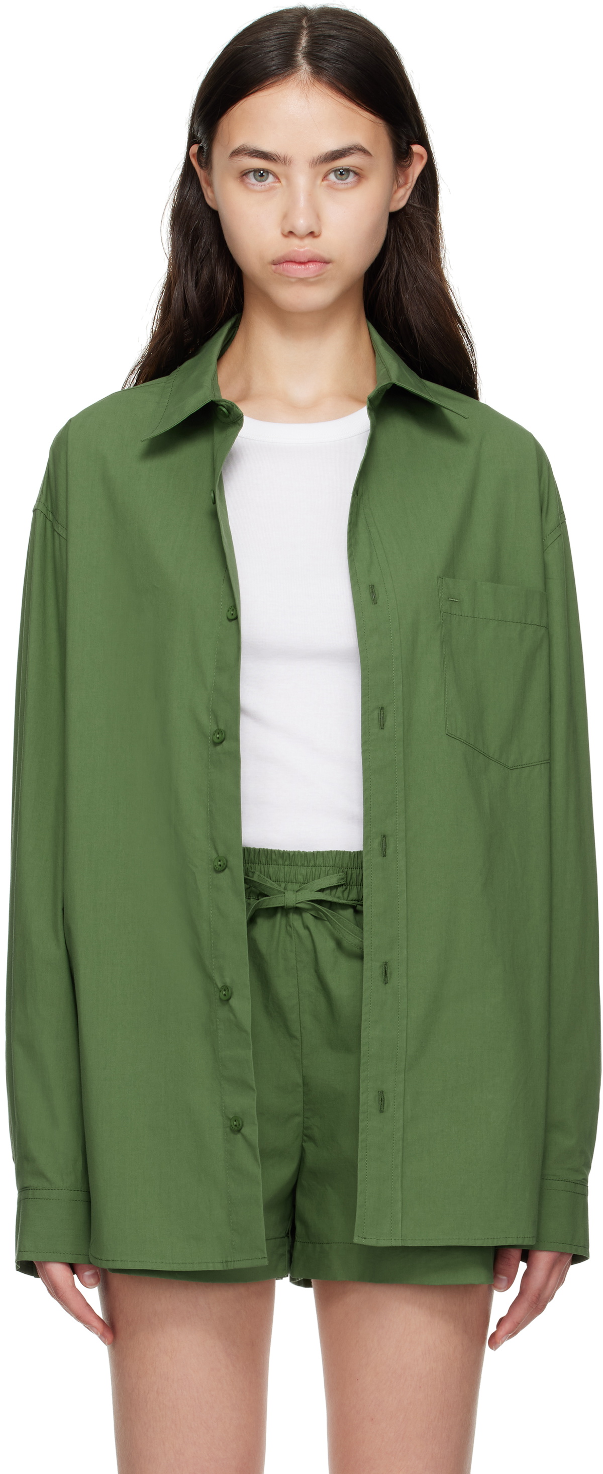 Matteau Green Relaxed Shirt