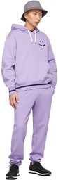 PS by Paul Smith Purple Flocked Happy Lounge Pants