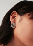 Missoma Ripple Silver-plated Stud Earrings - One Size
