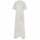 Snow Peak Women's Recycled Cotton Midi Dress in Medium Grey
